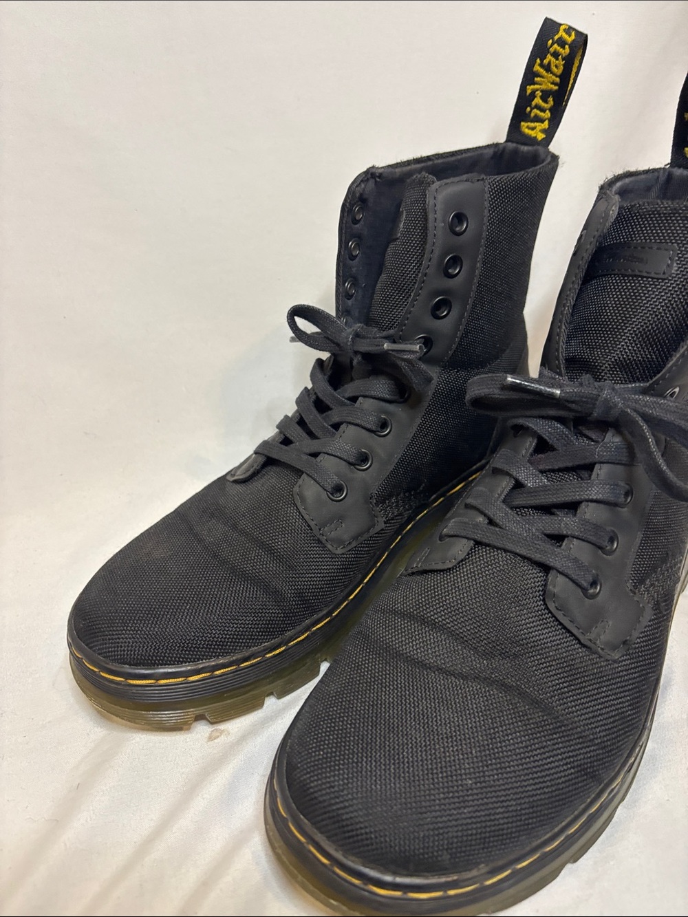 Dr. Martens Combs Boots Size EU 42 Mens 9 or Women's 10 Black - Picture 2 of 8